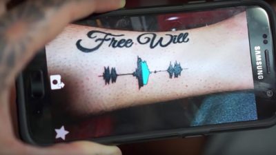 Soundwave Tattoo: Los tatuajes que se pueden escuchar