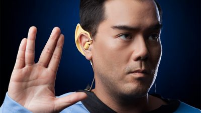 Conviértete en todo un Vulcano de Star Trek con estos auriculares inalámbricos.