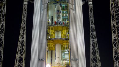 Aeolus en la torre de lanzamiento