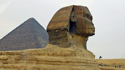 Hallan una nueva estatua de la Esfinge en Egipto