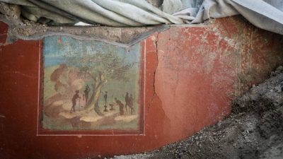 Emerge en Pompeya la Casa de Júpiter y sus frescos de estilo arcaico