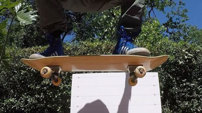 Fibra de carbono y Guatambú: la fórmula argentina para diseñar las tablas de skate más resistentes a golpes