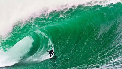 La energía de las olas ha aumentado un 40 % en el último siglo.