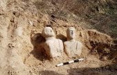 Lluvias en Israel exponen dos raros bustos funerarios de hace 1700 años