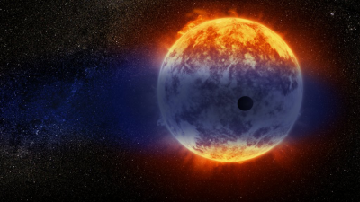 El Hubble descubre un planeta que se desvanece a una velocidad récord