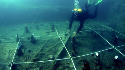 Estudian las sociedades neolíticas en el yacimiento subacuático de La Marmotta, cerca de Roma