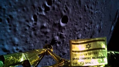 Antes de estrellarse contra la Luna, Bereshit de Israel tomó una imagen final impresionante