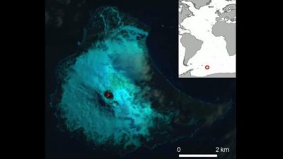 Descubren un lago de lava oculto al norte de la Antártida