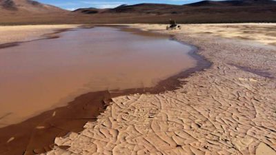 Estudiando las ‘playas’ del desierto de Atacama