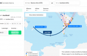 Mapa gratuito para ver todas las rutas aéreas del mundo