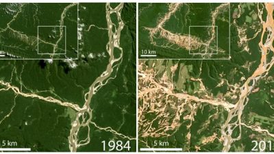 La minería artesanal de oro está comprometiendo los ríos