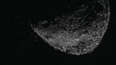 La misión espacial OSIRIS-REx observa actividad eruptiva en el asteroide Bennu