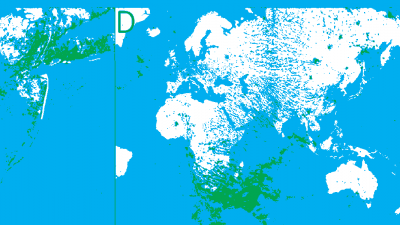 Este es el mapa más detallado de la huella humana en el planeta