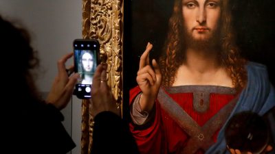 Revelan el misterio de la esfera de cristal que sujeta Cristo en el cuadro ‘Salvator Mundi’ de Leonardo da Vinci