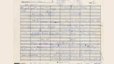 Las anotaciones de John Coltrane para su obra maestra ‘A love supreme’