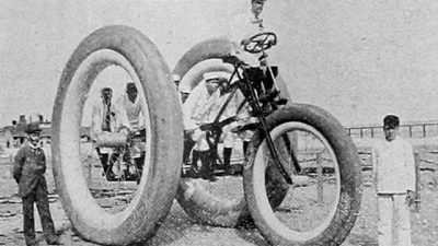 El triciclo gigante mecánico de 1896