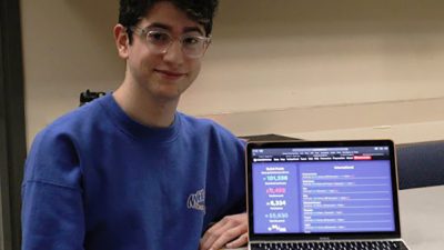 Joven de 17 años crea el mapa más preciso del covid-19, actualizado en tiempo real