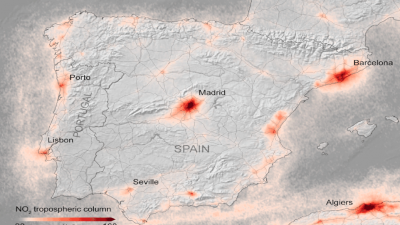 El coronavirus limpia de contaminación los cielos de Europa