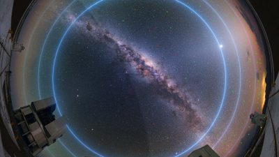 Un nuevo estudio de ESO evalúa el impacto de las constelaciones de satélites en las observaciones astronómicas