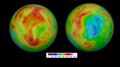 El enorme agujero en la capa de ozono de la tierra se ha cerrado