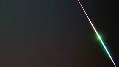 Una colorida bola de fuego sobrevuela el sur de España a 54.000 km/h