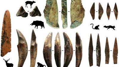 Descubren la primera evidencia del uso del arco y la flecha fuera de África