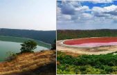 Un lago creado por un meteorito en la India asombra a los científicos al volverse rosado