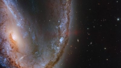Hubble capta un primer plano de la galaxia Meathook o Gancho de Carnicero