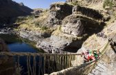 Cae el último puente inca en Perú, un Patrimonio de la Humanidad construido hace más de 600 años en cuerda de fibra vegetal