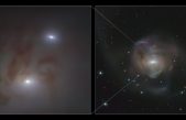 Un telescopio de ESO descubre la pareja de agujeros negros supermasivos más cercana hallada hasta el momento