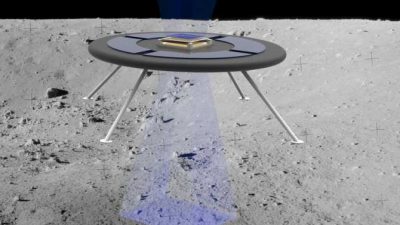 Diseñan un platillo volante para la Luna