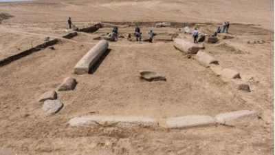 Descubren un antiguo templo dedicado a Zeus en el norte del Sinaí