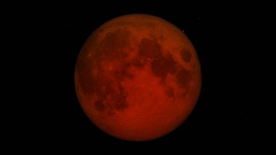 Un eclipse de luna a mediados de mayo