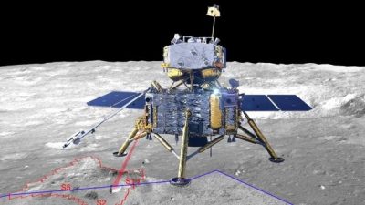 El rover chino Chang’e 5 observa directamente, y por primera vez, agua en la Luna