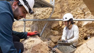 Hallada la cara del primer europeo en Atapuerca