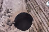 Geólogos investigan la aparición de un misterioso agujero gigante en el norte de Chile