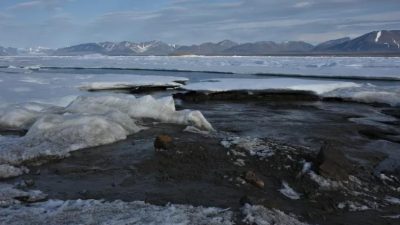 Descubren que la “isla más septentrional del mundo” no es tierra firme: resulta ser un iceberg cubierto de grava