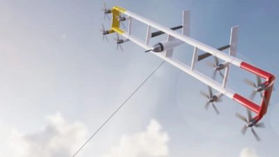 Kitekraft: aerogeneradores voladores autónomos para generar electricidad a mitad de precio