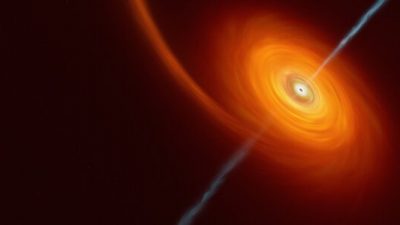 La detección más lejana de un agujero negro engullendo a una estrella