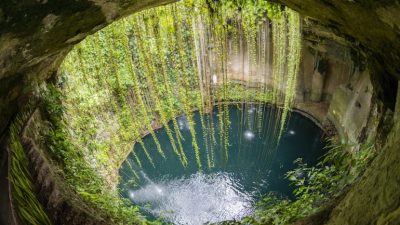 Encuentran un cenote sagrado maya en Izamal, que permaneció oculto por 2,500 años