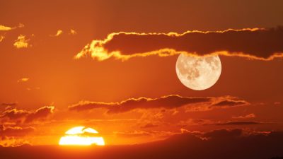 ¿Por qué vemos la Luna durante el día?