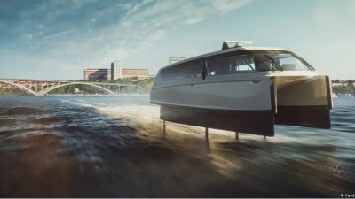 Primer barco eléctrico “volador” de pasajeros, listo en 2024