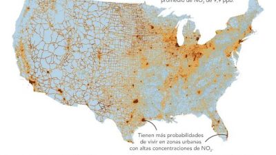 Desigualdad en contaminación del aire en escuelas de Estados Unidos